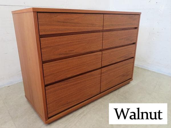 展示品■アクタス■スタジオアルファ■ウォールナット■2列4段■ワイドチェスト■