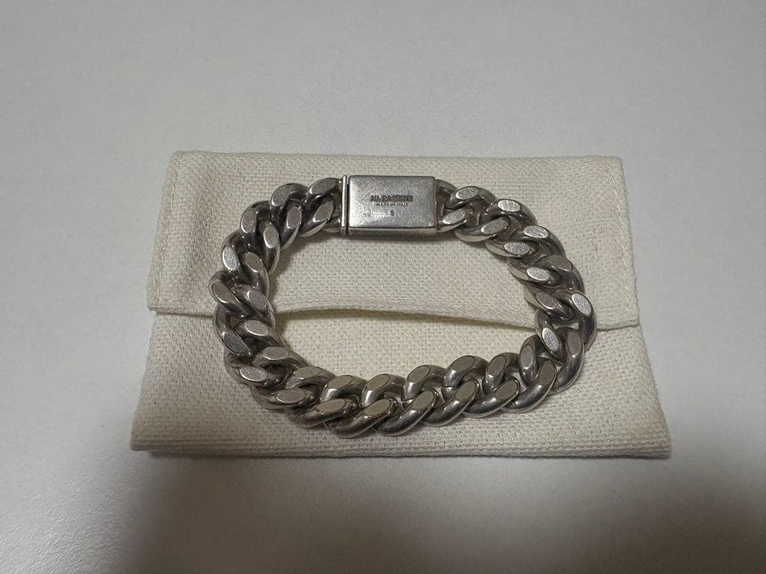 JIL SANDER ロゴチェーンブレスレット