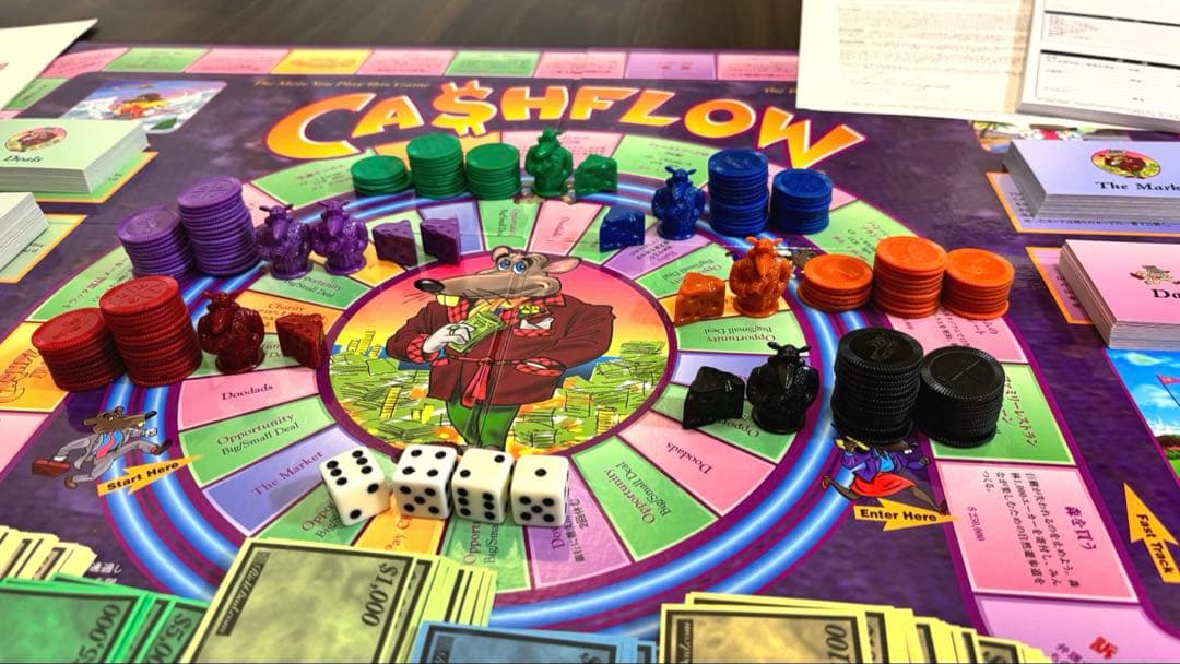 美品✨キャッシュフローゲーム101 日本語版 大量トークン・コマ追加