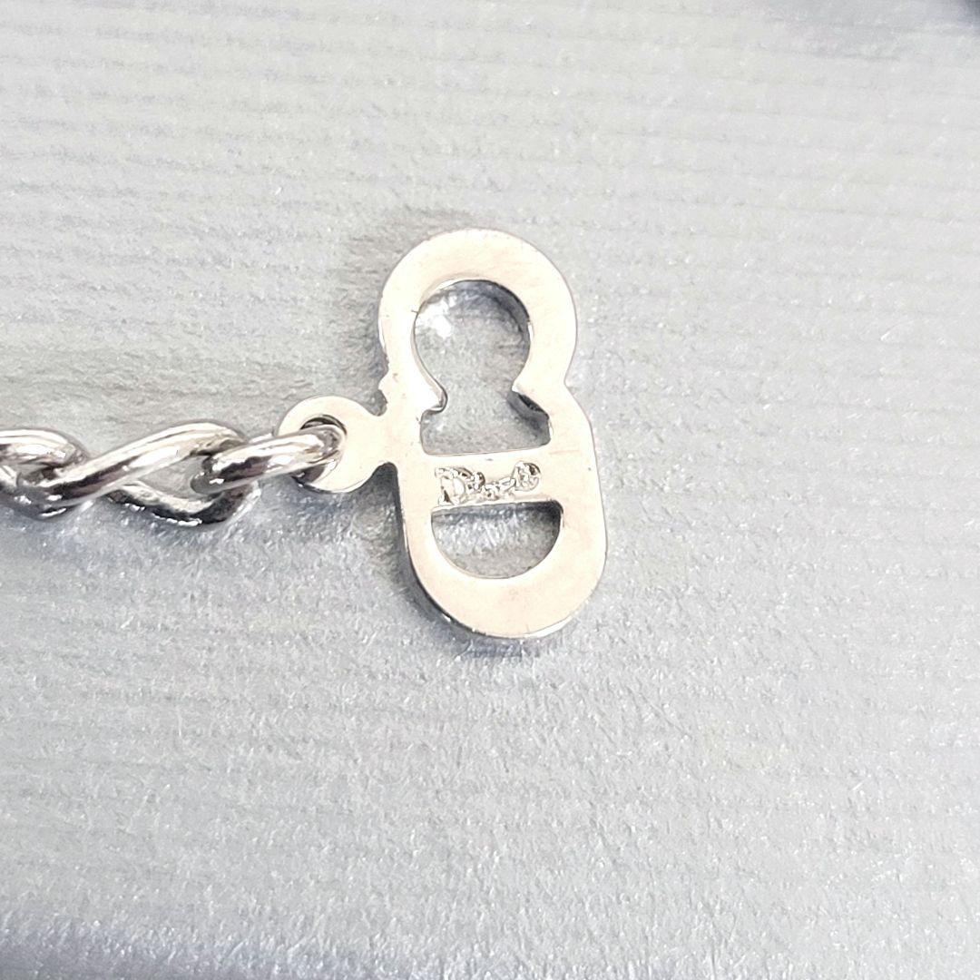 箱つき！　クリスチャン・ディオール　ブレスレット　ラインストーン　シルバー！