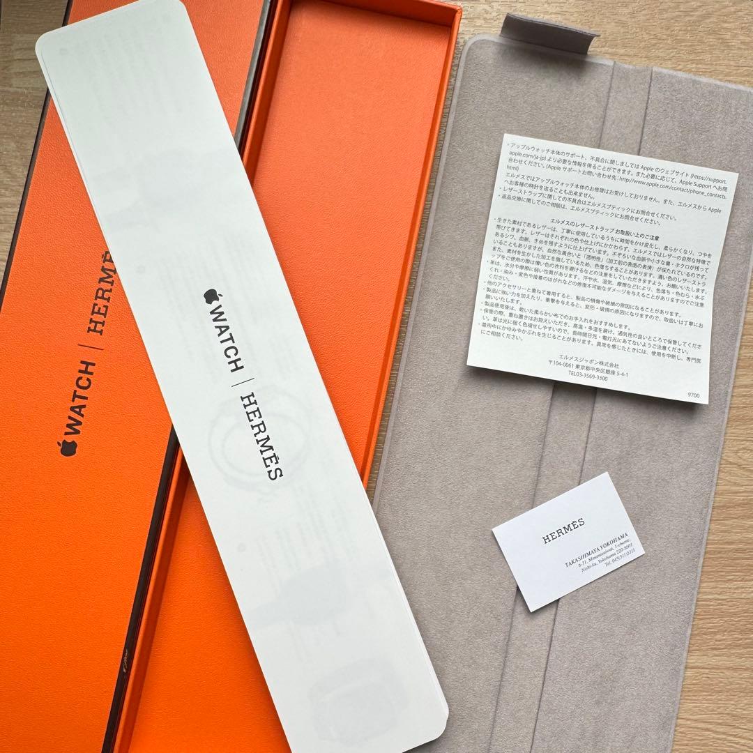 2505 Apple Watch エルメス　ヴェールルソー　グリーン　二重