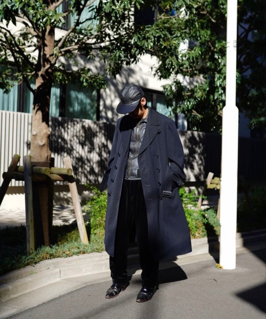 40s US.NAVY オフィサーコート　トレンチ　ビンテージ　デッドストック