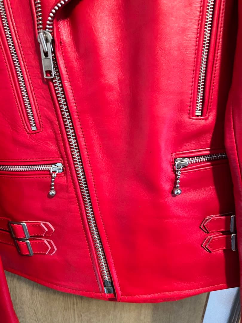 V*G様 【美品】希少 Sサイズ HORN WORKS ダブルライダース キルテ