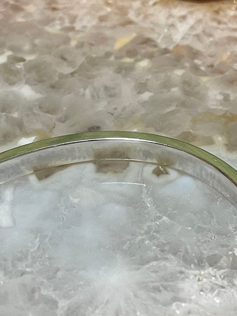 GUCCI グッチ レザー シルバー バングル ブレスレット　希少　ヴィンテージ