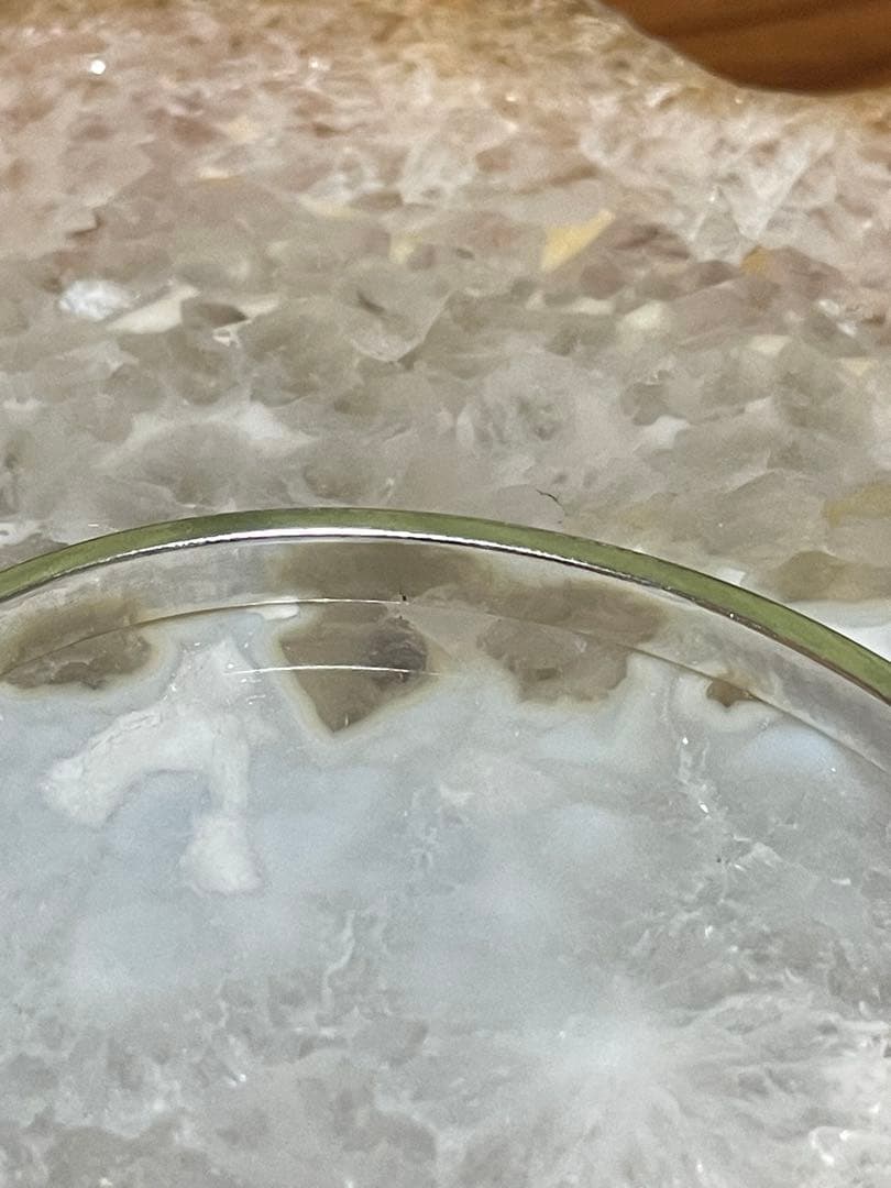 GUCCI グッチ レザー シルバー バングル ブレスレット　希少　ヴィンテージ