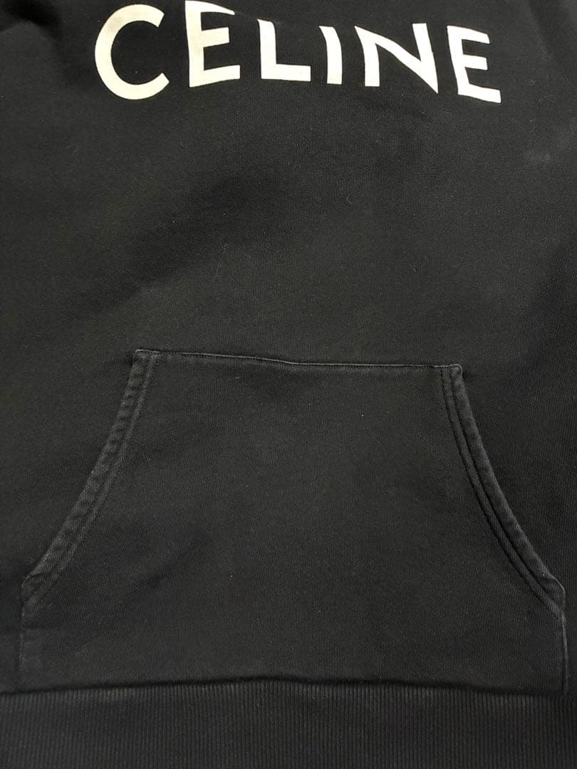 ⭐*︎様 CELINE セリーヌ ロゴ プリント ルーズ　プルオーバー パーカー