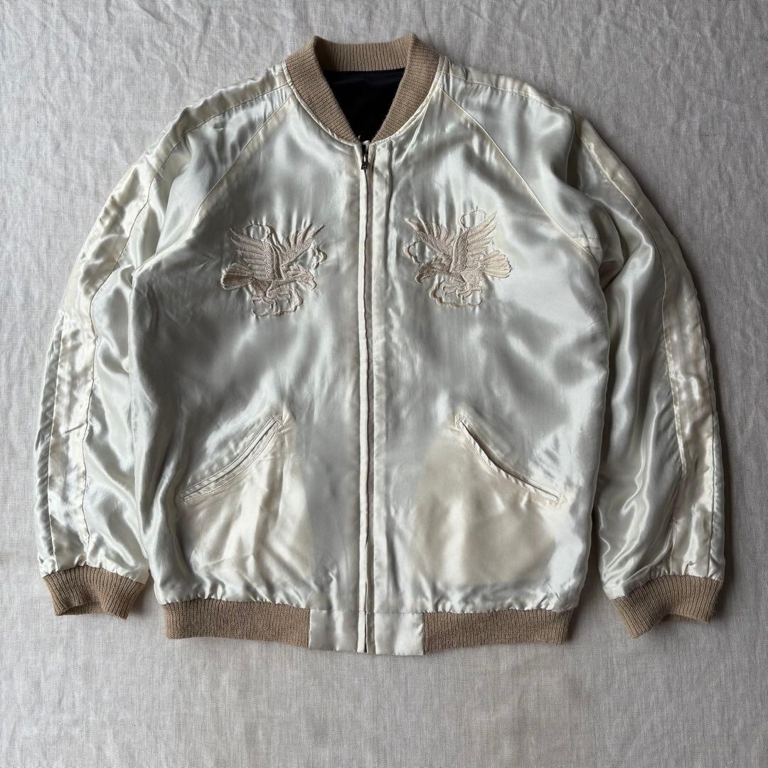 東洋エンタープライズ GOLD ゴールド 別珍×サテン リバーシブル スカジャン