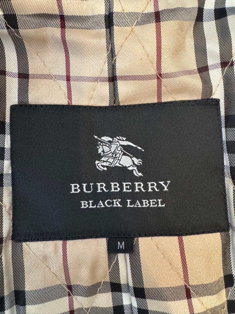 【年末Sale】バーバリーブラックレーベル ラムレザー コート（size: M）