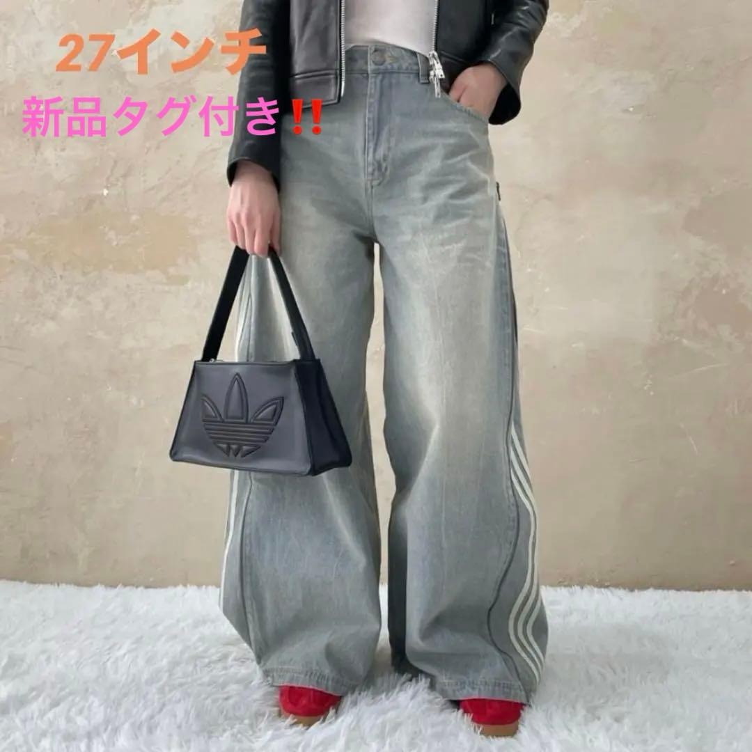 【新品タグ付き】adidas DENIM ZIP PANT JX9210