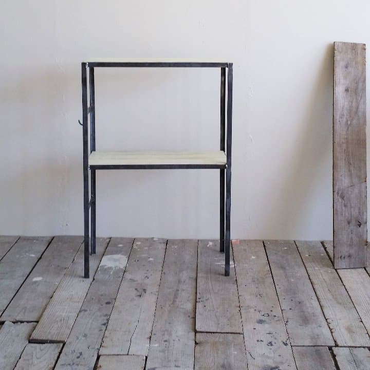 アイアンシェルフ/Iron shelf/2段/シャビー加工