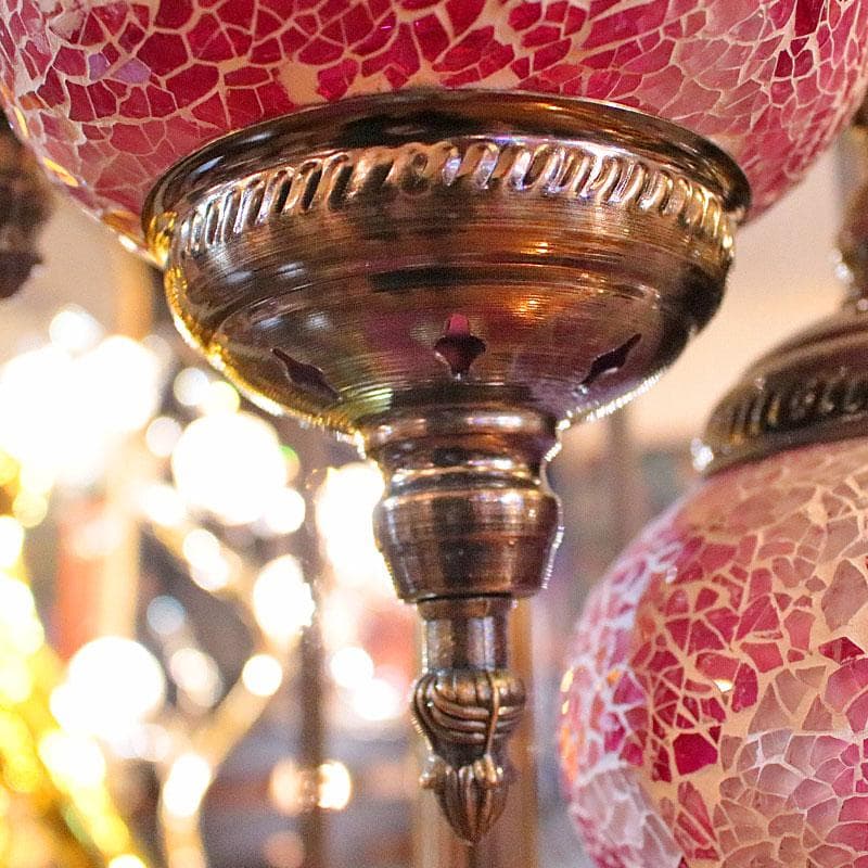 モザイクランプ トルコランプ 7灯 間接照明 フロアスタンド 143-104