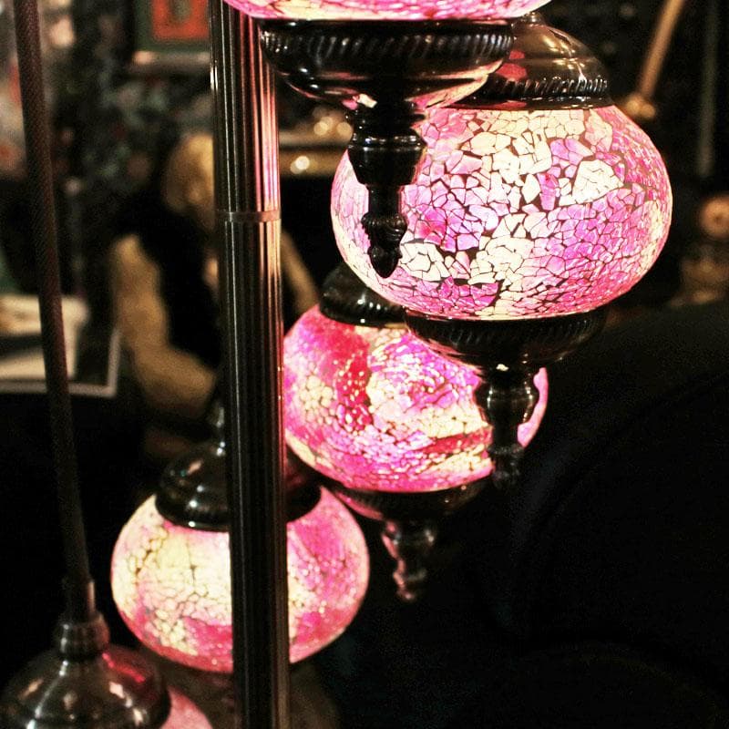 モザイクランプ トルコランプ 7灯 間接照明 フロアスタンド 143-104