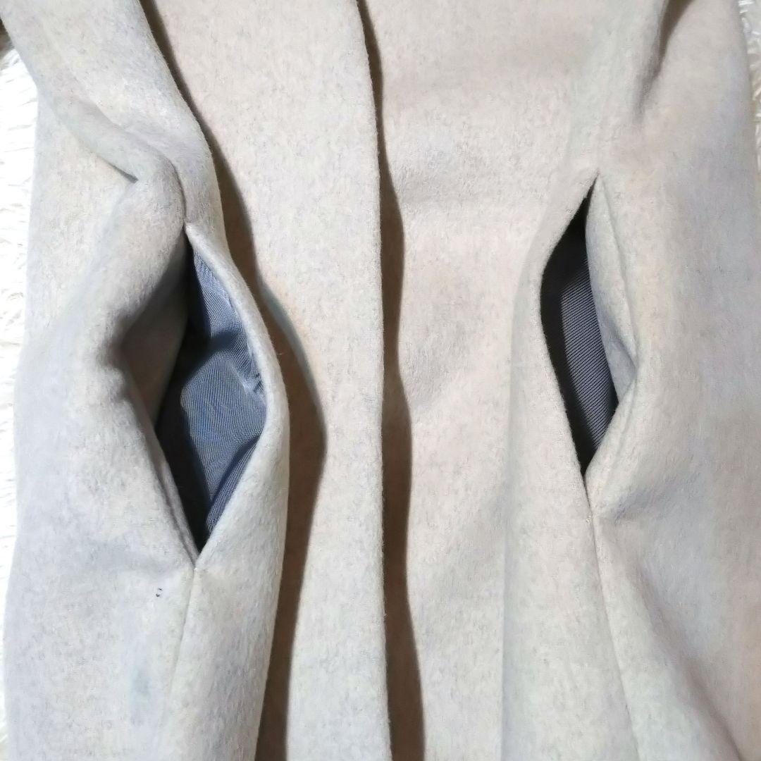 美品✨️　エンフォルド ウールリバー ノーカラーコート