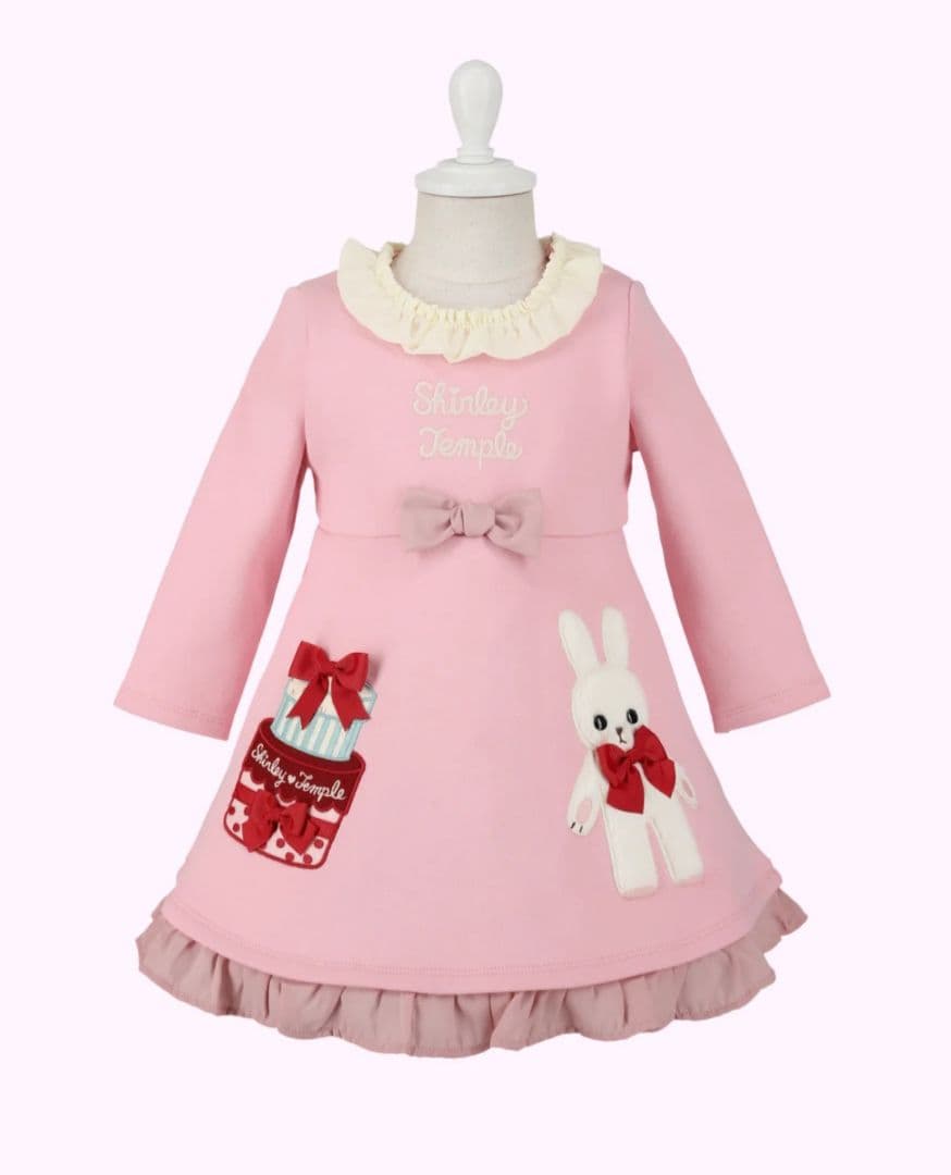 ♥うさぎ♥プレゼントボックス♥ワンピース♥130♥シャーリー♥新品♥