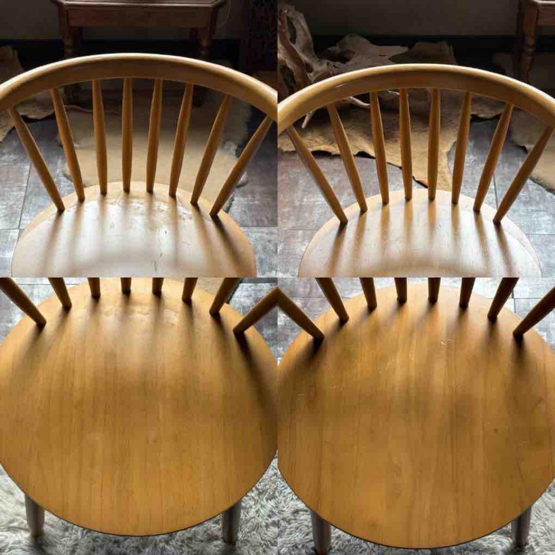 ①cherry 桜屋工業　ウィンザーチェア　アームチェア　オークレイチェア　YZ