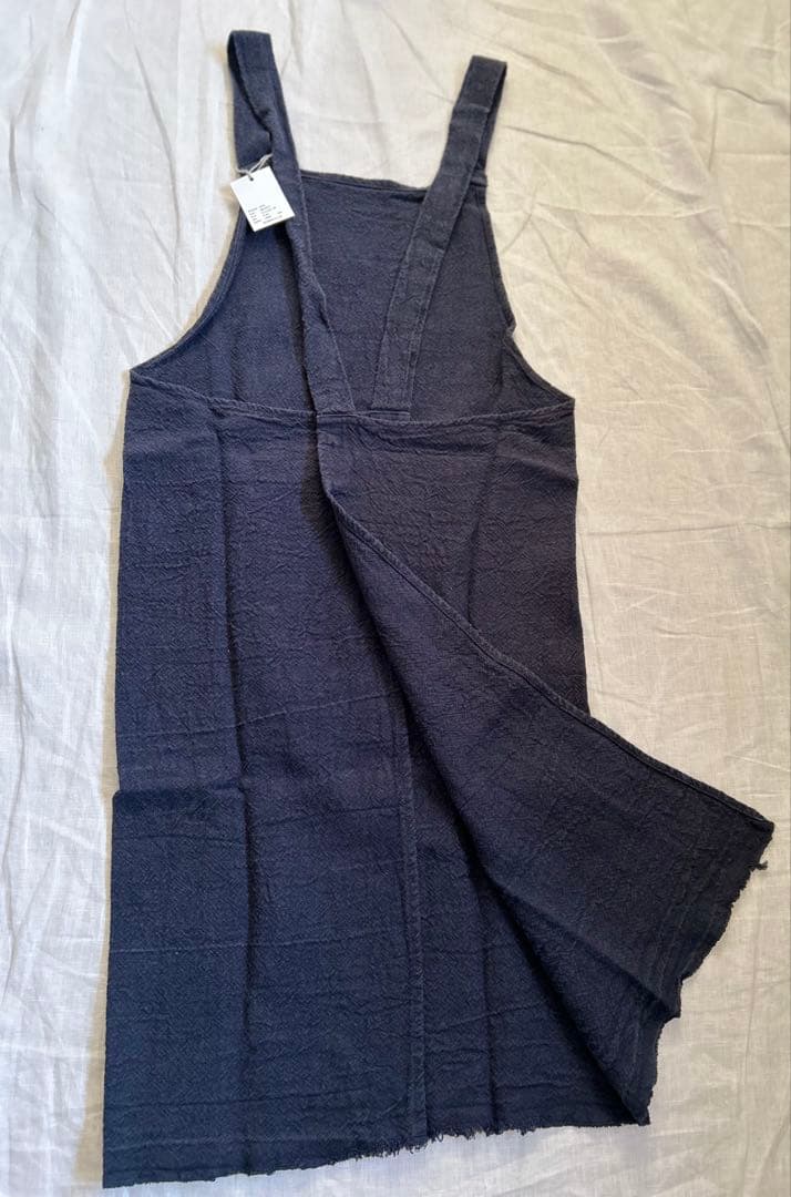 新品未使用★Gauze# ガーゼ ワークタブリエ　ワークエプロン　リネンエプロン