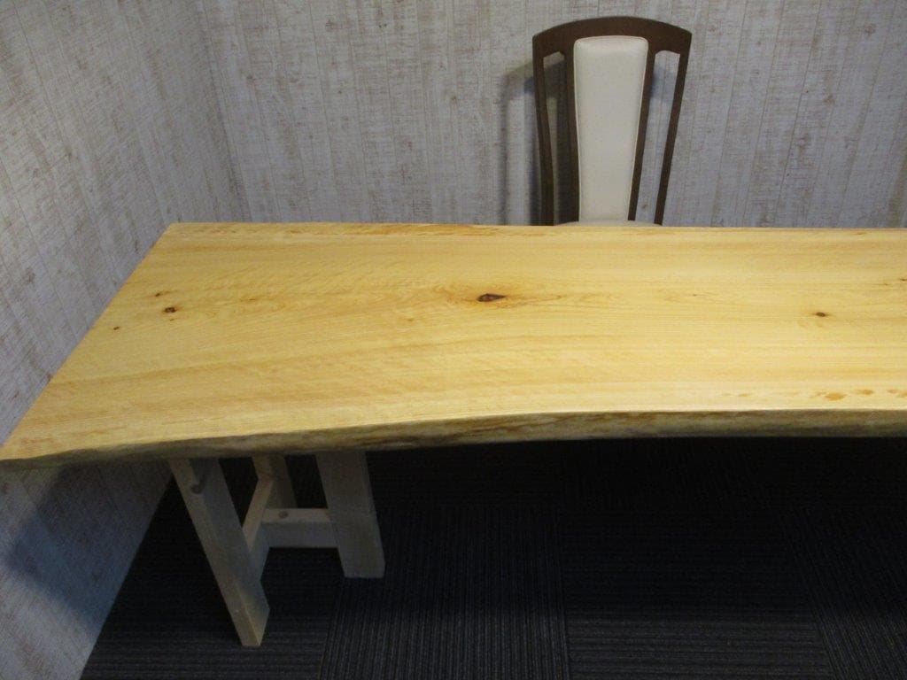 # 545 ■　檜　ヒノキ　長さ312cm　テーブル　カウンター　座卓　一枚板