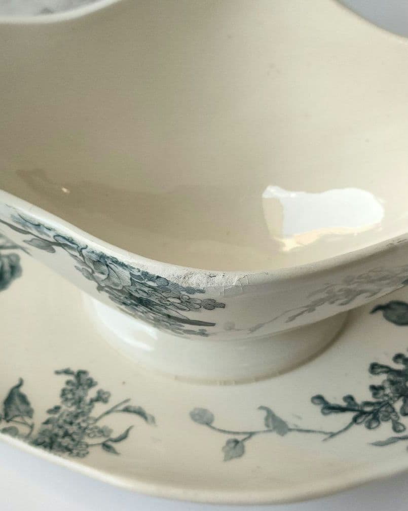 希少　美品　ジアン　LILAS 　ソーシエール　フランスアンティーク