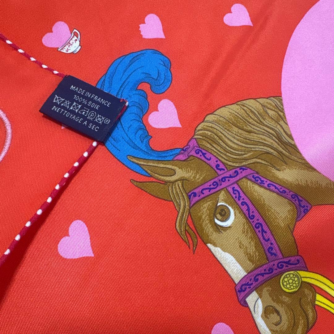 本日限定　新品　格安　エルメス　カレ70 ティータイム　77,000円　スカーフ