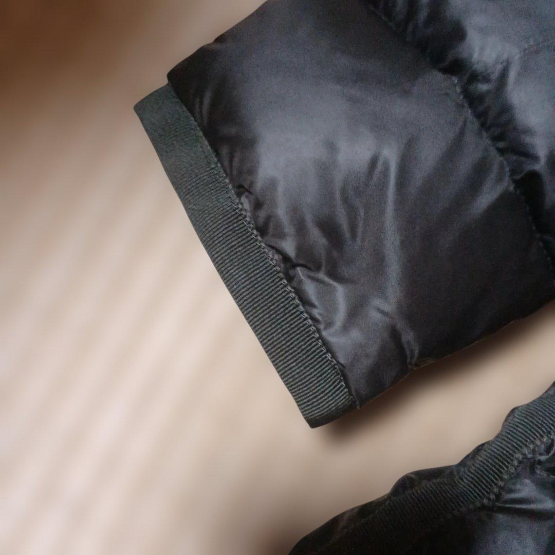 Moncler HERMINEダークグリーンダウンロングコートエルミンヌサイズ0