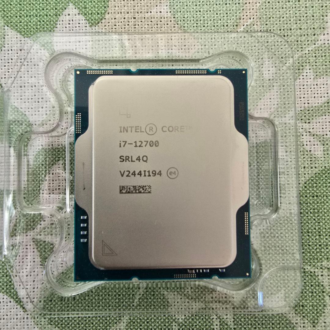 CPU Intel i7-12700 CPU