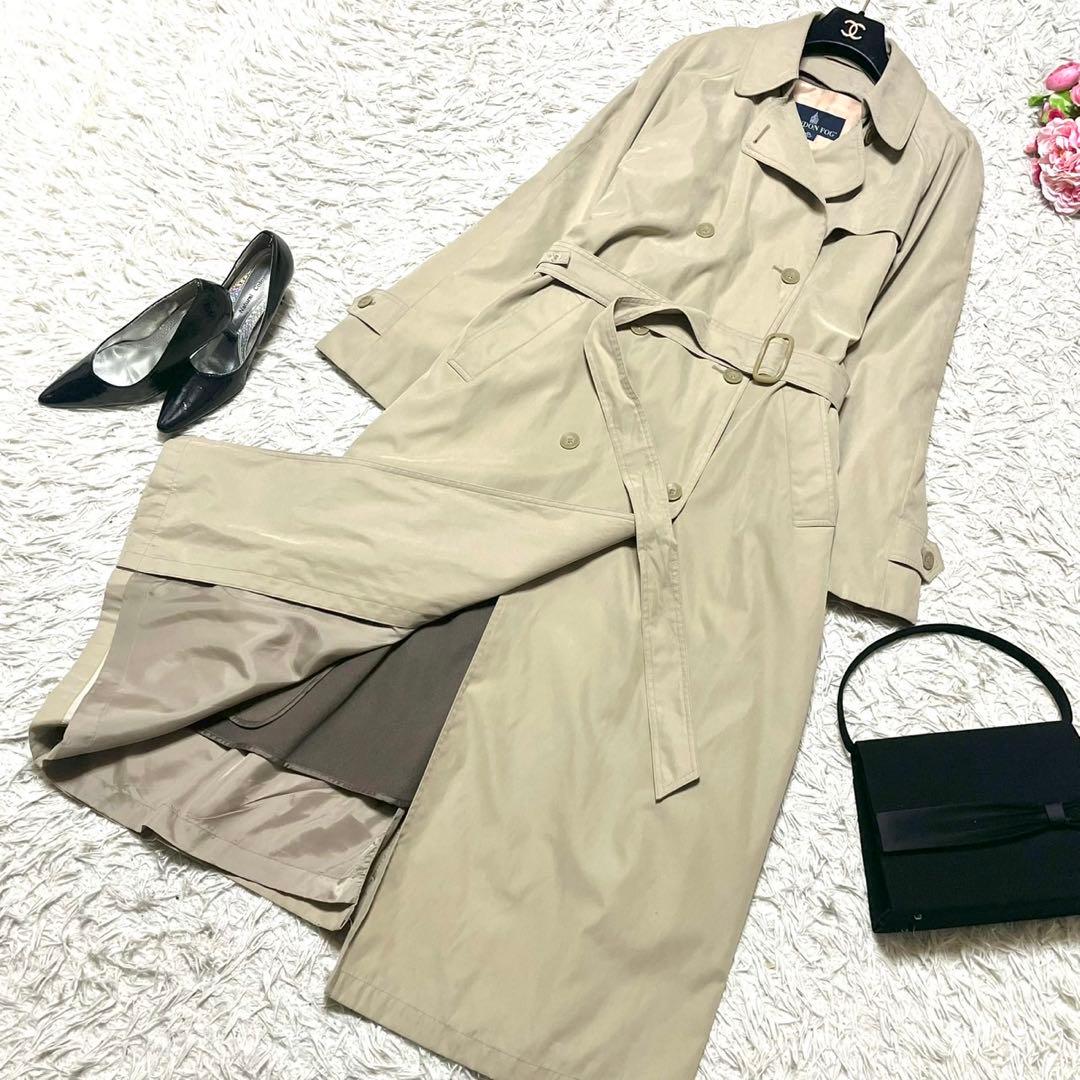 【大きいサイズ】LONDON FOG トレンチコート ベージュ 4XL相当