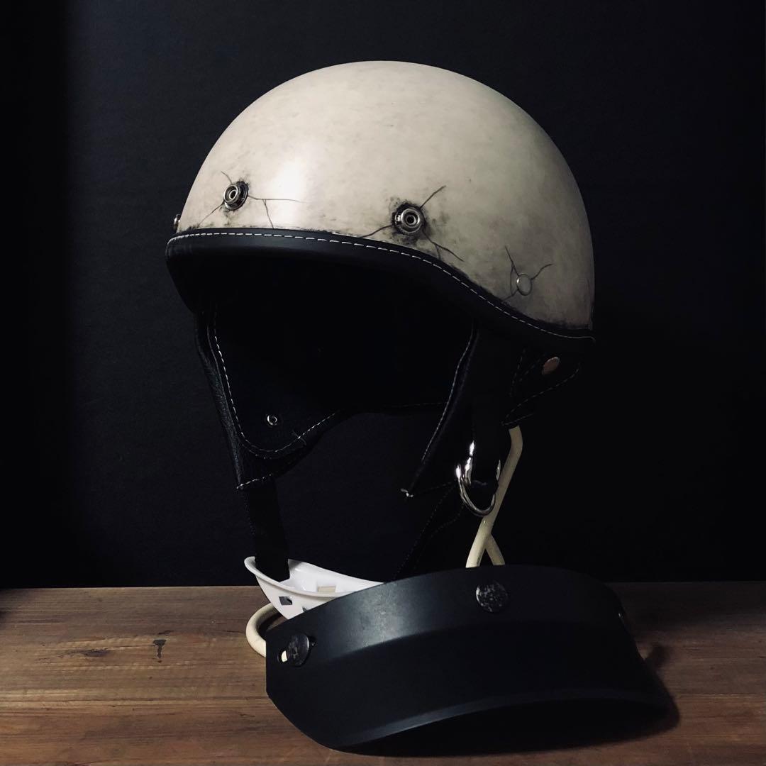 アイアンクロス エイジング カスタム｜ショーティー ポリスヘルメット 小帽体