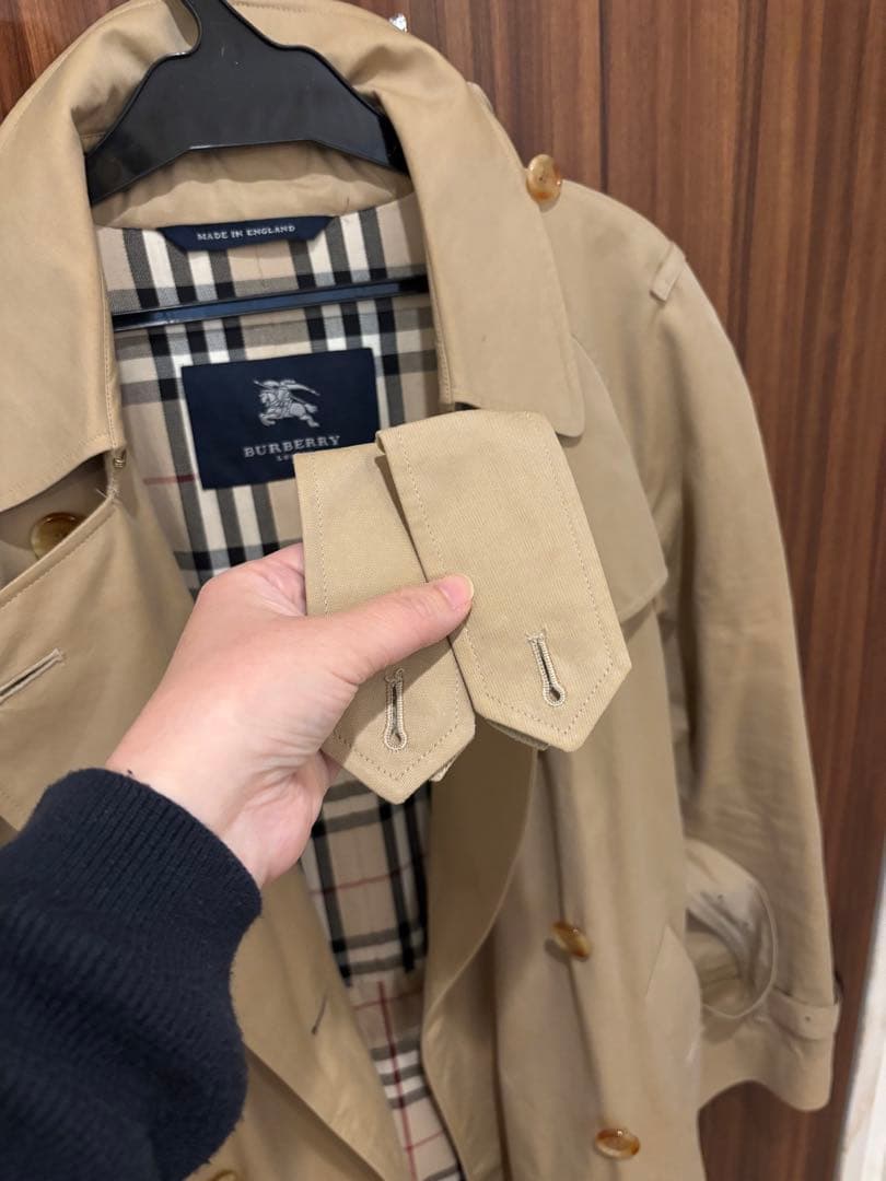 BURBERRY ベージュ ダブルブレスト トレンチコート