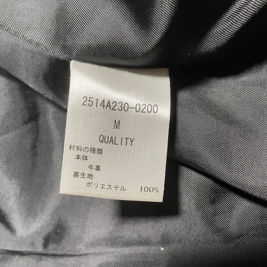 STOOGE&CO レザージャケット ライダース 襟付き 本革