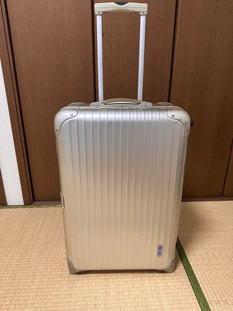 RIMOWA TOPAS 青ロゴ ドイツ製 2輪 アルミ