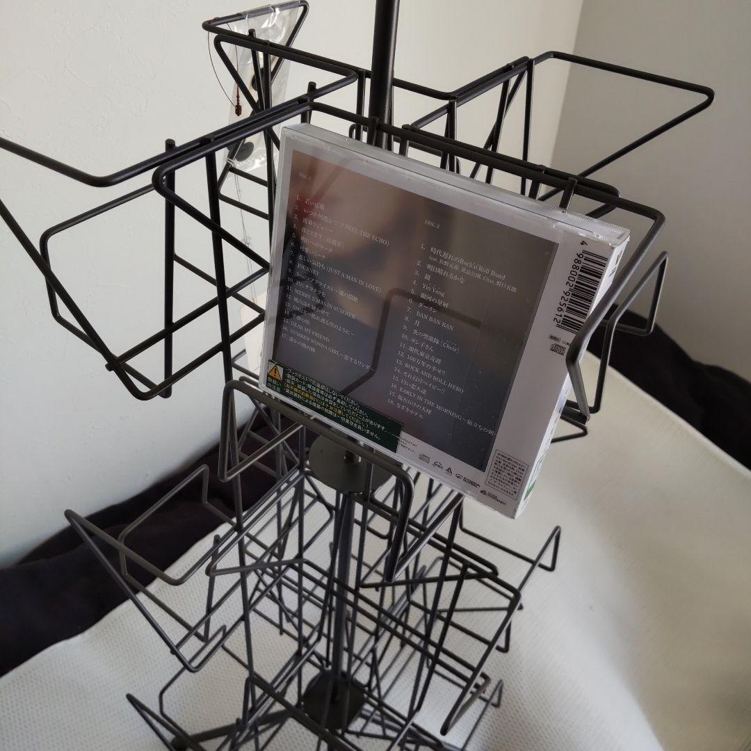 Orbit回転式スチールラック！12ポケット！CD.文庫本等収納！未使用