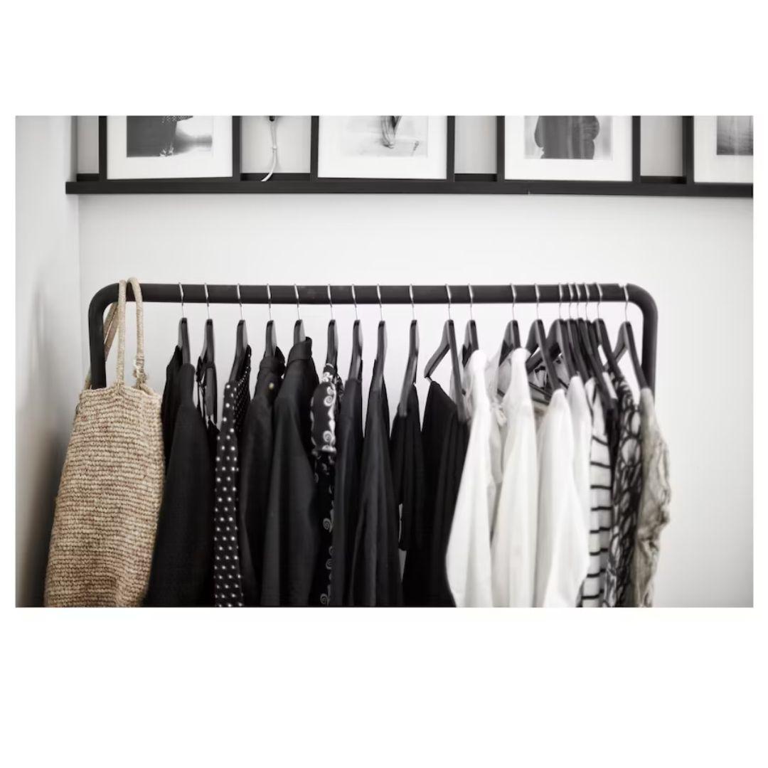 【期間限定】什器　タイリッシュハンガーラック　ブラック