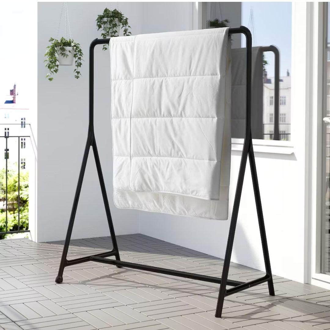 【期間限定】什器　タイリッシュハンガーラック　ブラック