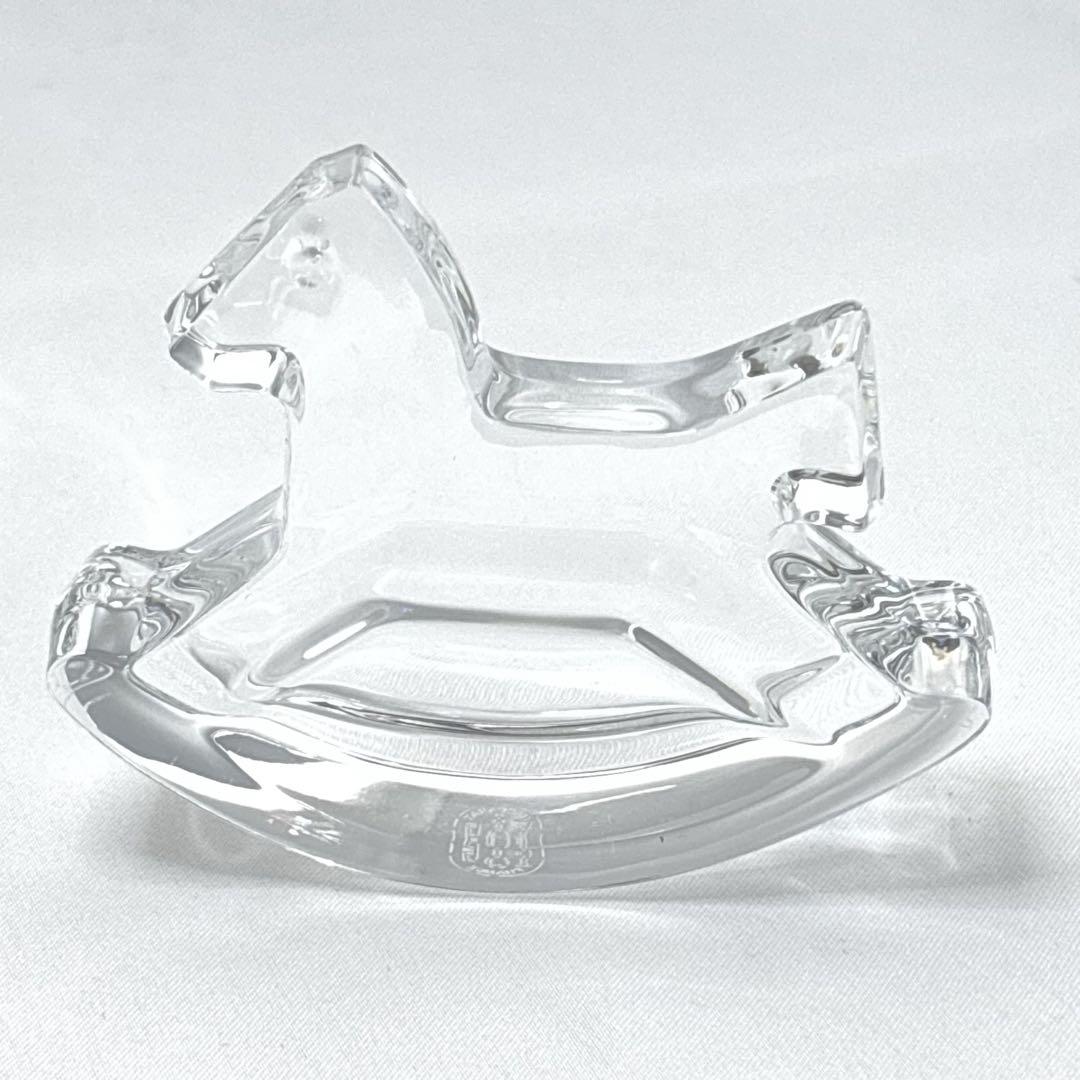 バカラ クリスタル ロッキングホース 置物 午年 丙午