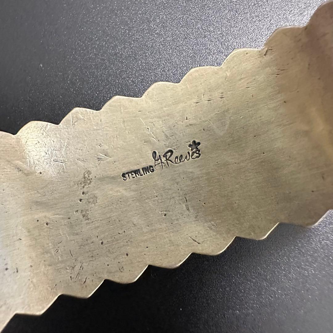 Navajo Gary Reeves スタンプワーク バングル