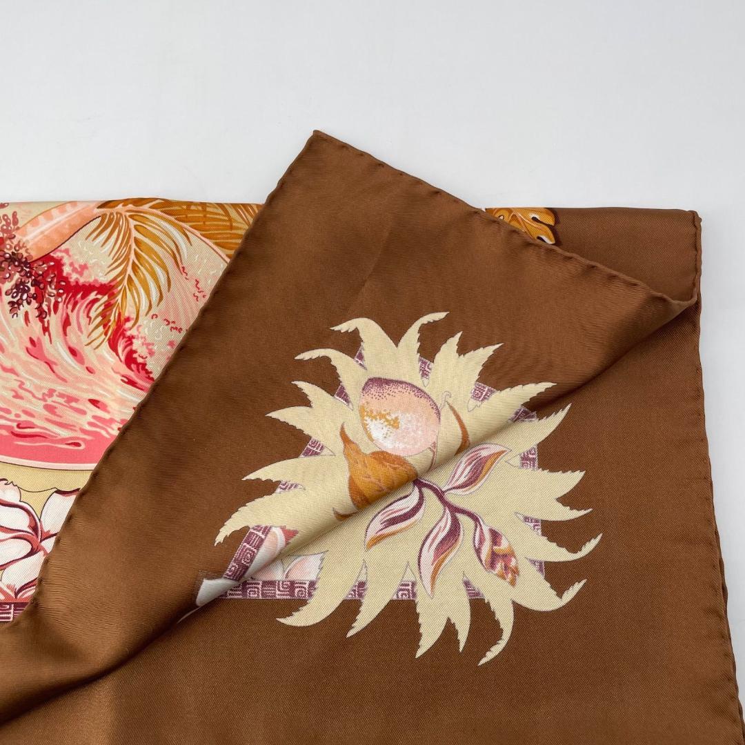 16976✨HERMES ALOHA アロハ スカーフ カレ90 シルク