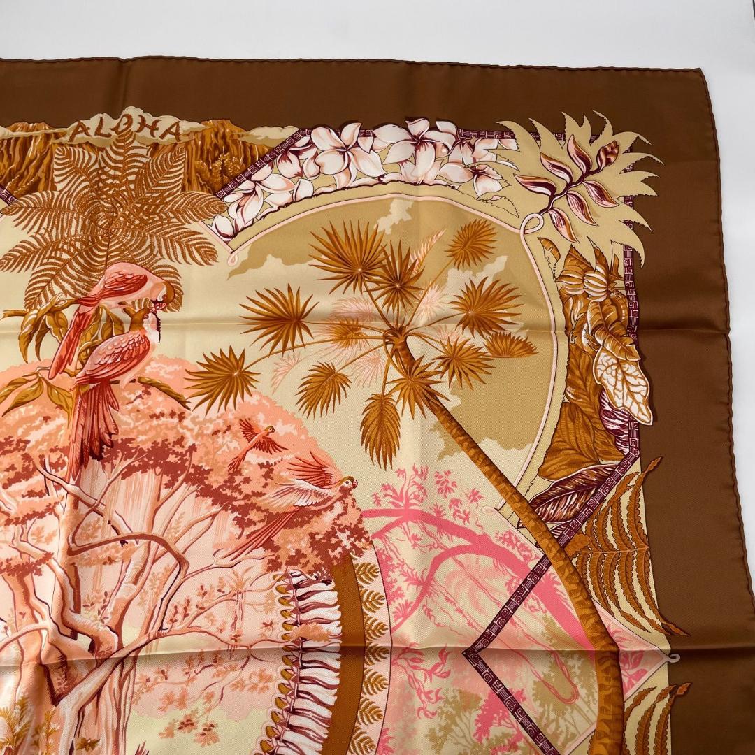 16976✨HERMES ALOHA アロハ スカーフ カレ90 シルク
