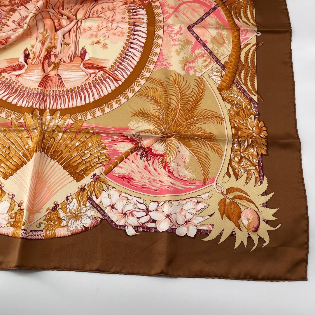 16976✨HERMES ALOHA アロハ スカーフ カレ90 シルク