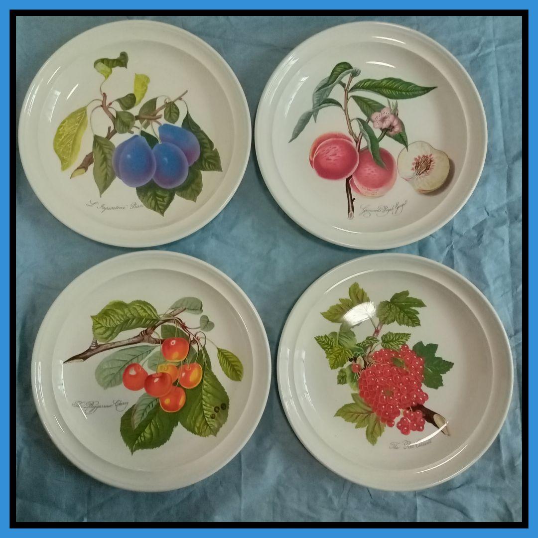 英国ポートメリオン　ポモナ社　パスタプレート4枚