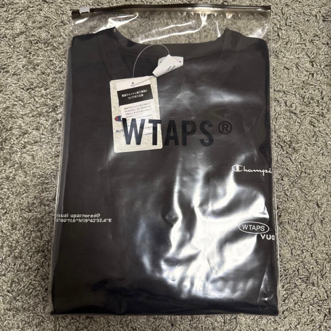 L 黒 新品 WTAPS ACADEMY LS CHAMPION ASH
