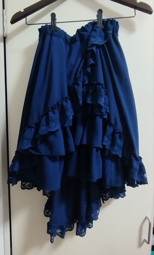 アトリエピエロ　フィッシュテールスカート　青