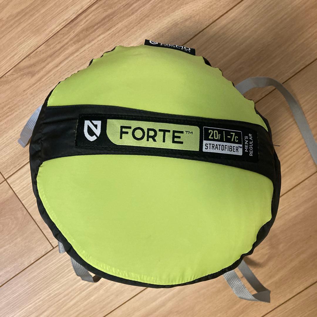NEMO FORTE 20F Reg ニーモ　寝袋　スリーピングバッグ