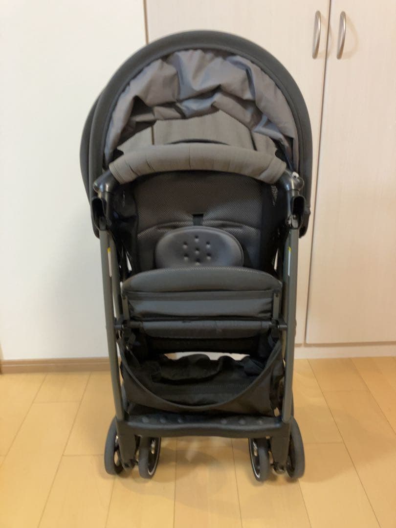 Aprica アップリカ ベビーカー クルリー 軽量 A型 グレー美品