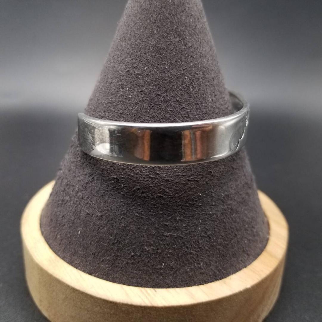 2000年 ミレニアム 英国 ヴィンテージ カフ ブレスレット 925 シルバー