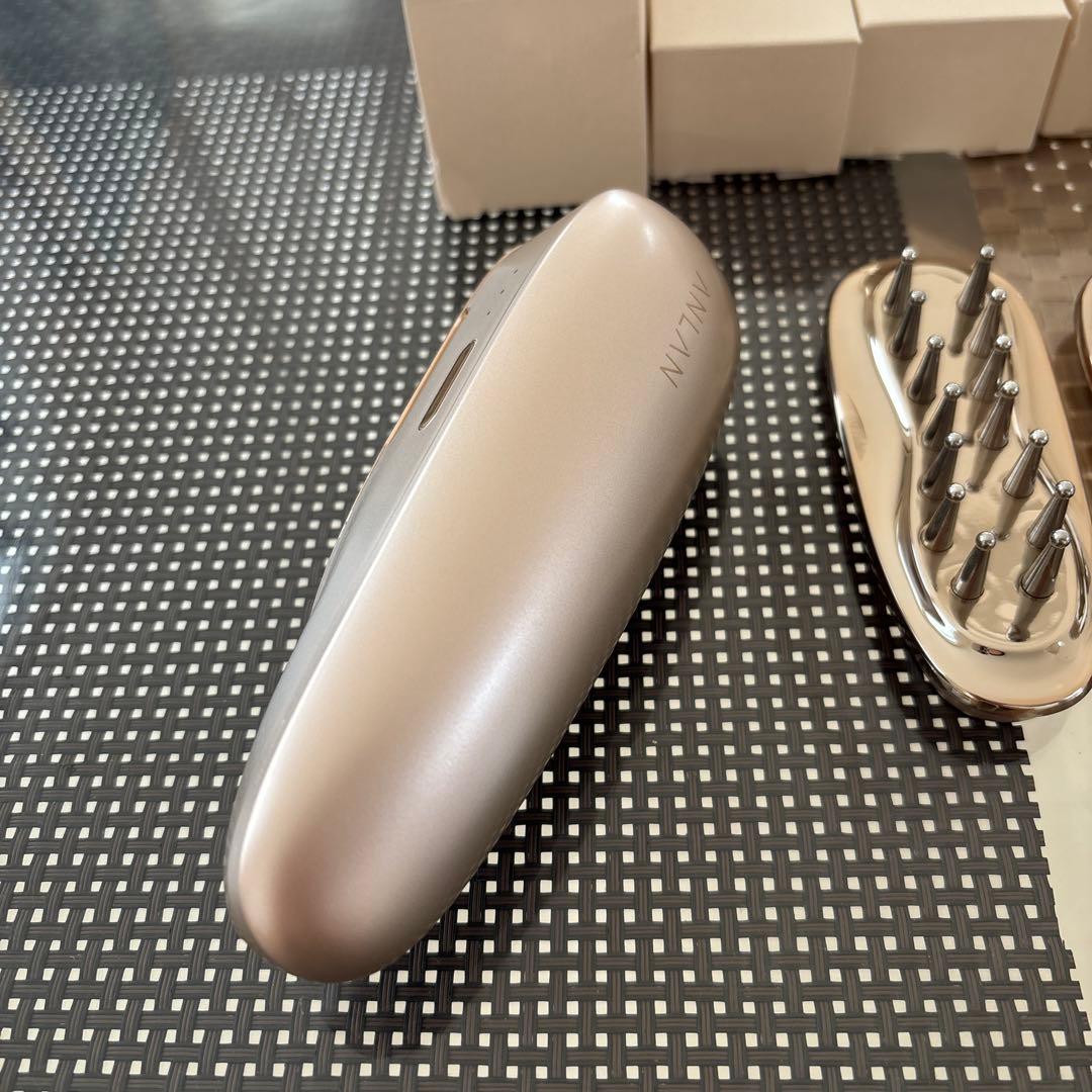 新品 ANLAN リフトスパ温冷かっさ EMS リフトブラシ アンラン 美顔器