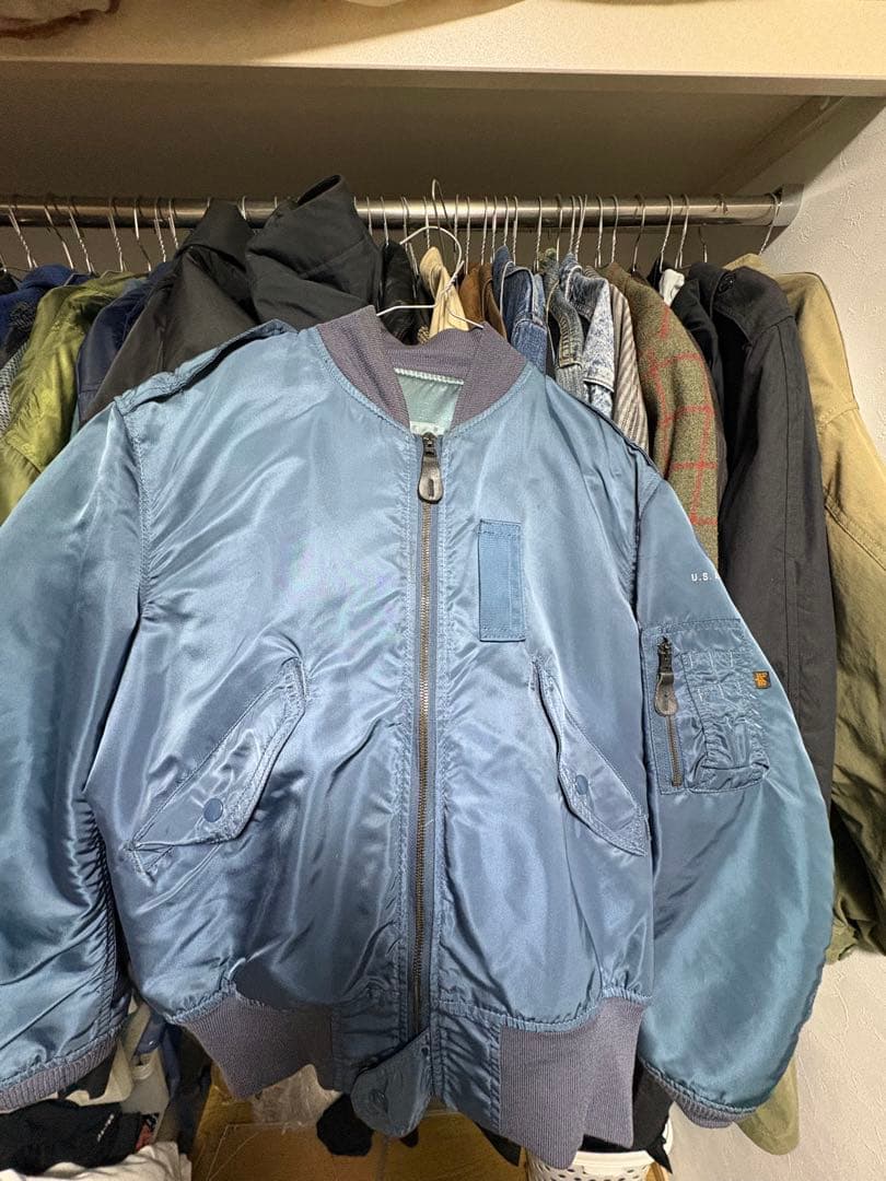 L2-Bフライトジャケット 青