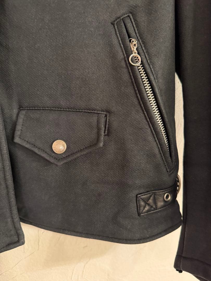 ショット ダブルライダース コットン100% 黒 38 PERFECTION