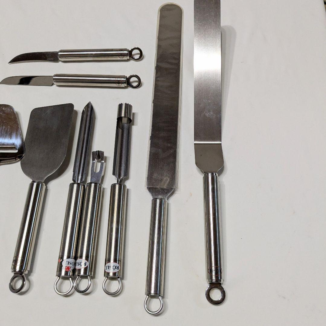 ROSLE レズレー 調理器具 スパチュラ パレットナイフ など 9点