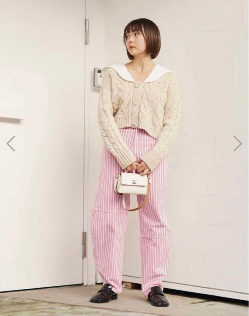 ★価格相談可能★未使用新品タグ付きガニーストライプデニム