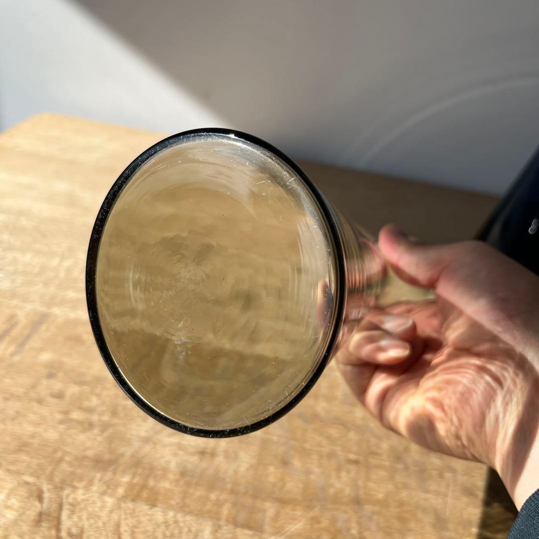 Kaj franck Nuutajarvi vase 1541オリーブグリーン➀